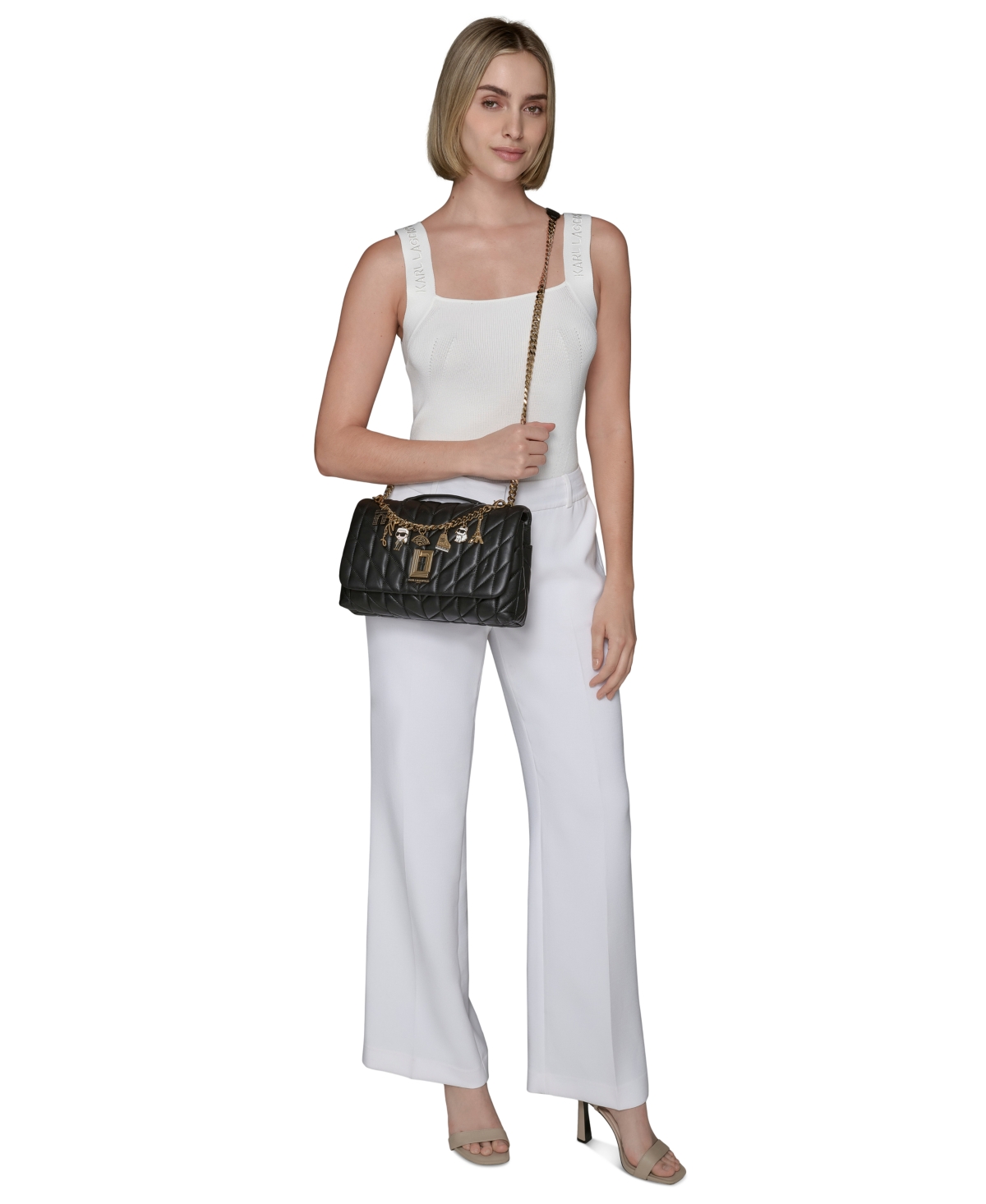 Karl Lagerfeld Lafayette Small Shoulder Bag In Multi