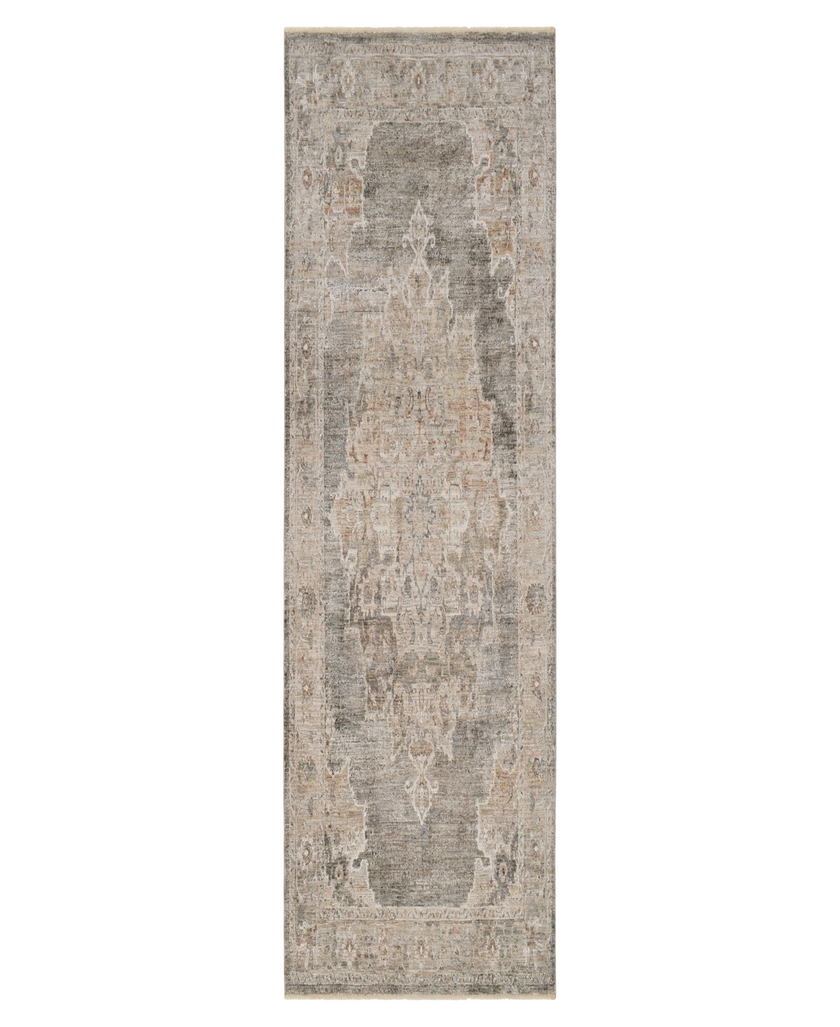 Mink Home Castille Csl016 2'3"x8' Runner Area Rug In Gray