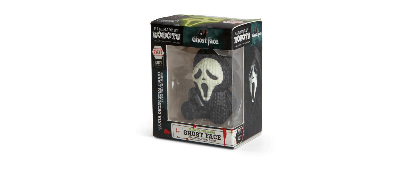 Детская фигурка Handmade By Robots Ghost Face Micro Glow-in-the-Dark Limited Edition #007 Collectible Figure — фото 5