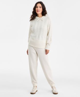 Women's Sweater Cozy Joggers, Macy's Exclusive