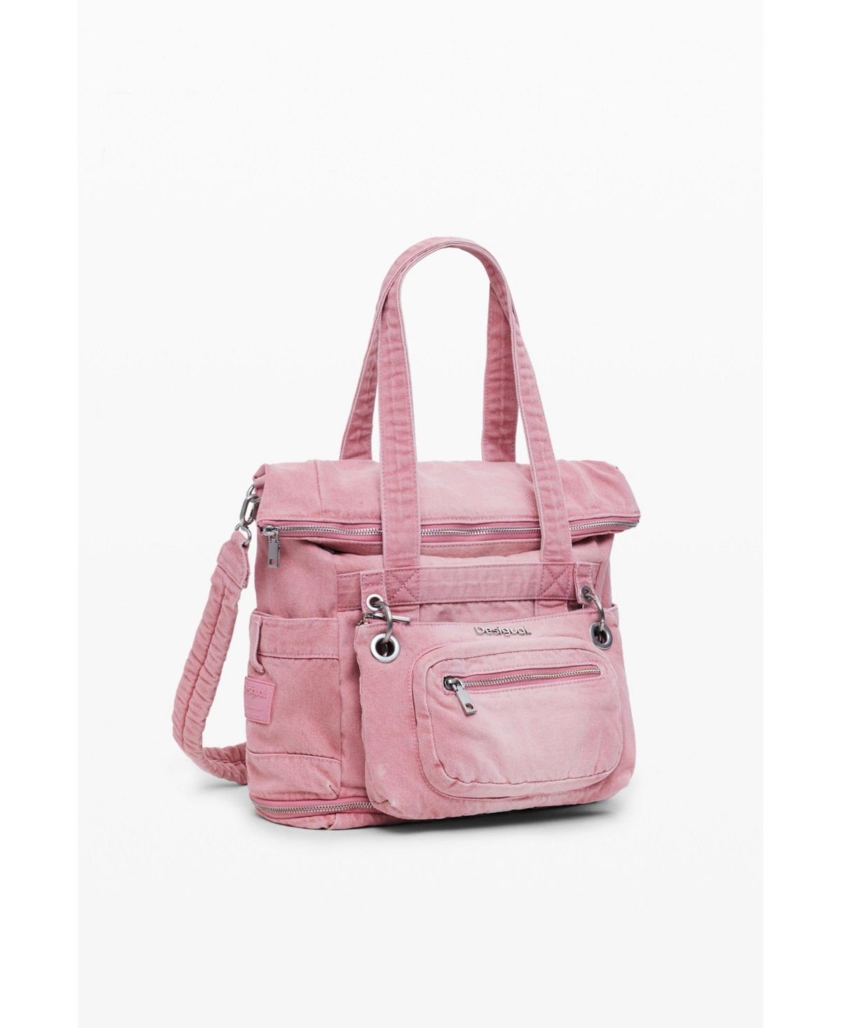 Desigual Women's Large Multi-position Backpack In Pink