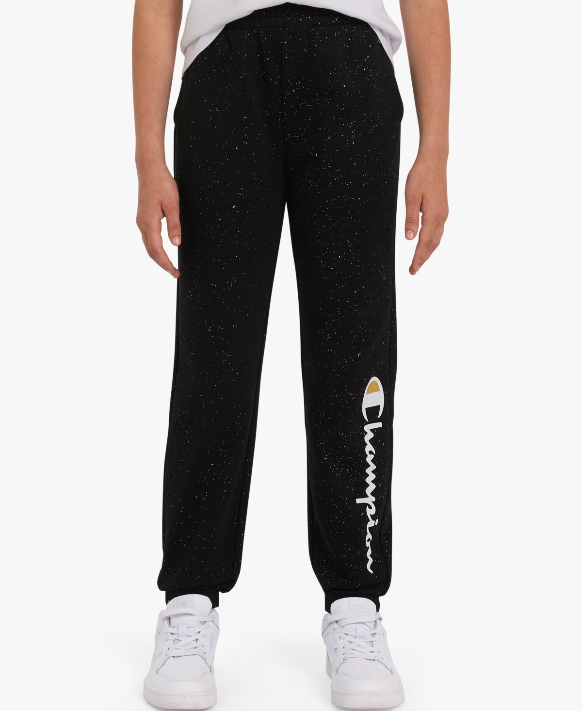 Champion Girls 7-16 Signature Fleece Jogger Pants In Black