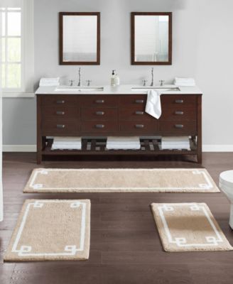 Evan Tufted Cotton Bath Rug, 20" x 30"