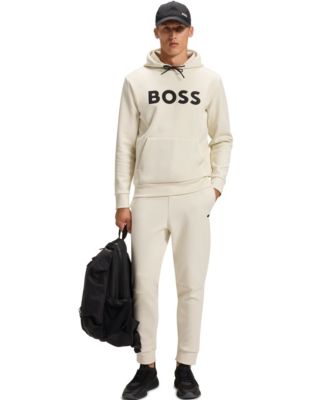 Men's Cotton-Blend Logo Hoodie