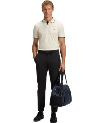 Men's Branding Stretch-Cotton Slim-Fit Polo Shirt