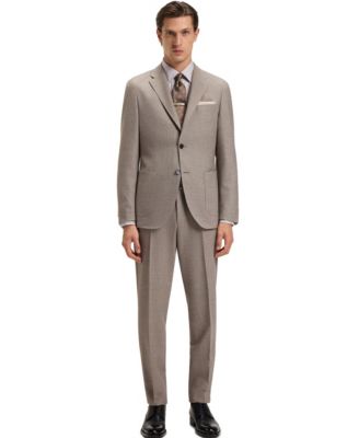 Men's Cotton Blend Slim-Fit Dress Shirt