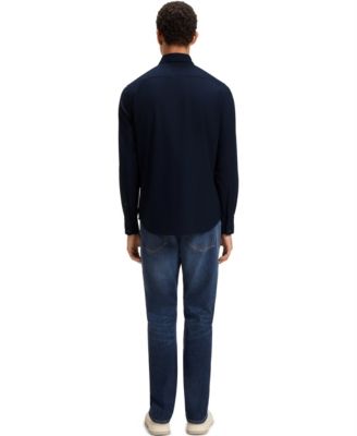 Men's Stretch-Cotton Regular-Fit Dress Shirt