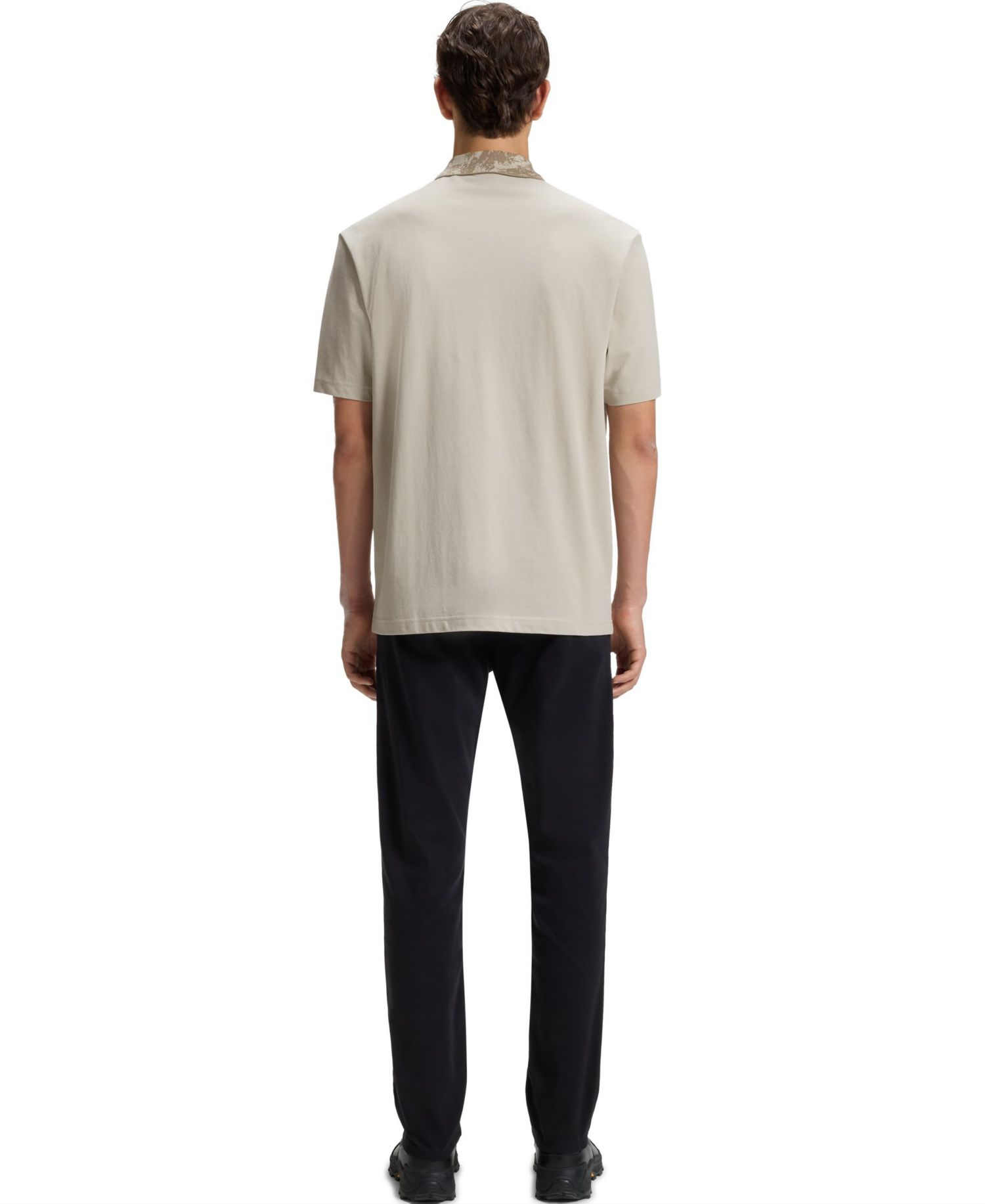 Men's Cotton Pique Relaxed-Fit Polo Shirt