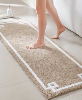 Evan Tufted Cotton Bath Rug, 24" x 72"