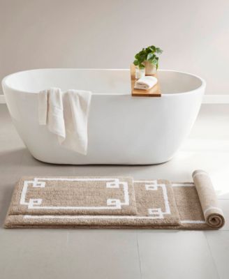 Evan Tufted Cotton Bath Rug, 24" x 72"