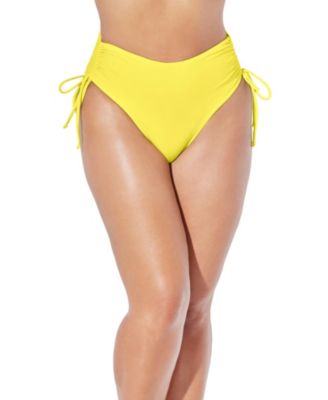 Women's Virtuoso Ruched Side Tie Bikini Bottom