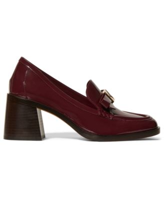 Women's Deco Bow Heeled Loafers