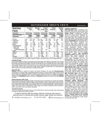 Christmas Mixed Sweets Gift Crate, 4 Sections