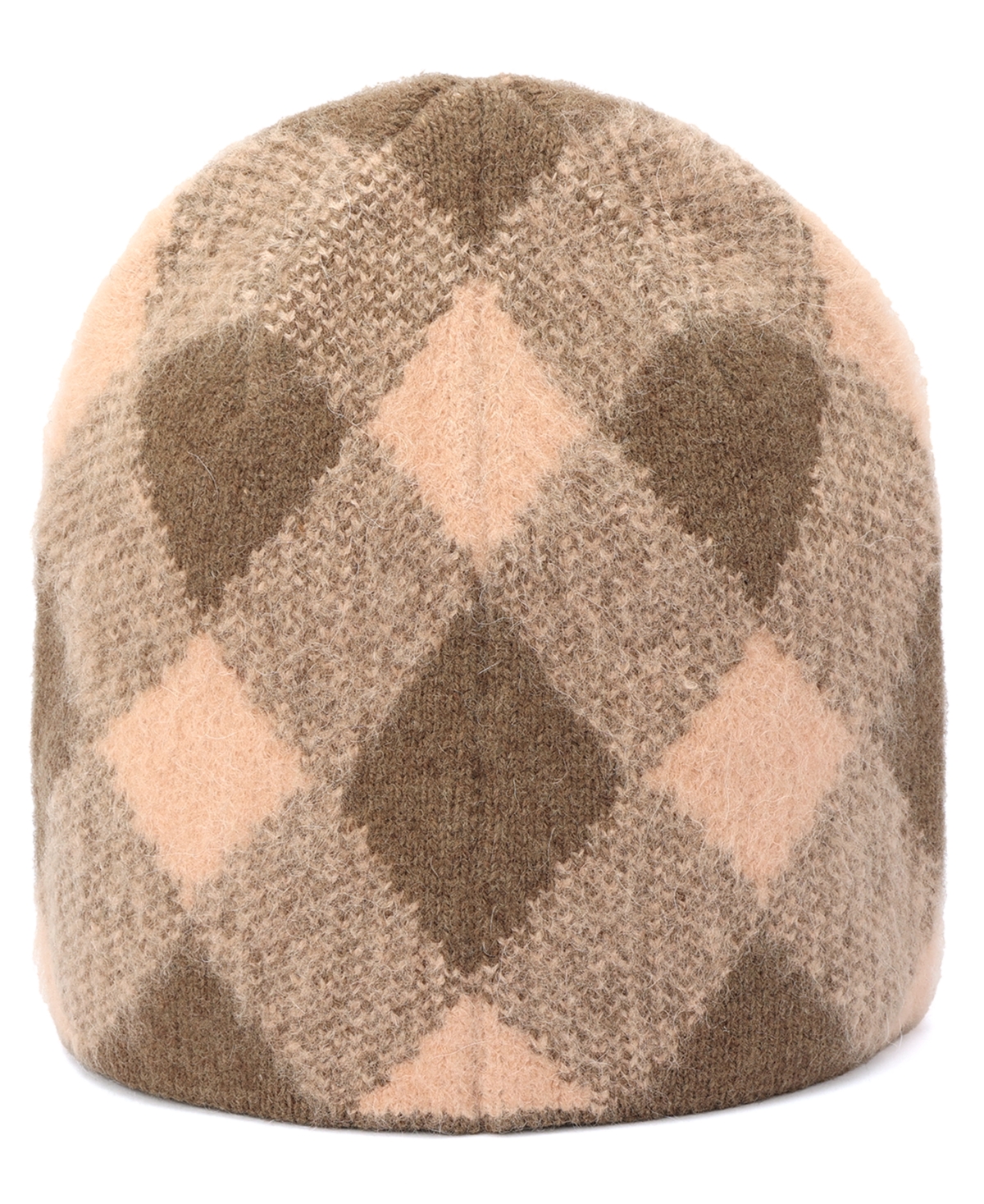 Coach Women's Argyle Knit Beanie Hat