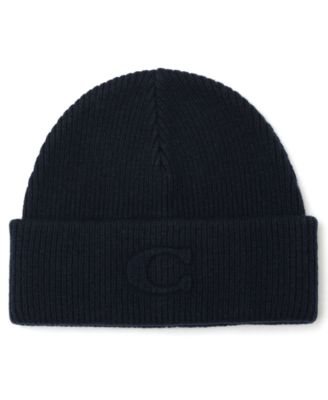 Women's Embossed C-Knit Beanie Hat