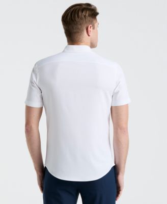 Men's Short Sleeve Solid Shirt