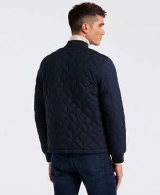 Men's Geometric Quilted Jacket