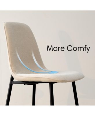 5-Piece Modern Dining Set with 39.5 Inch Round Table and 4 Chairs, Multiple Color Options for Kitchen & Dining Room-Maison Boucle