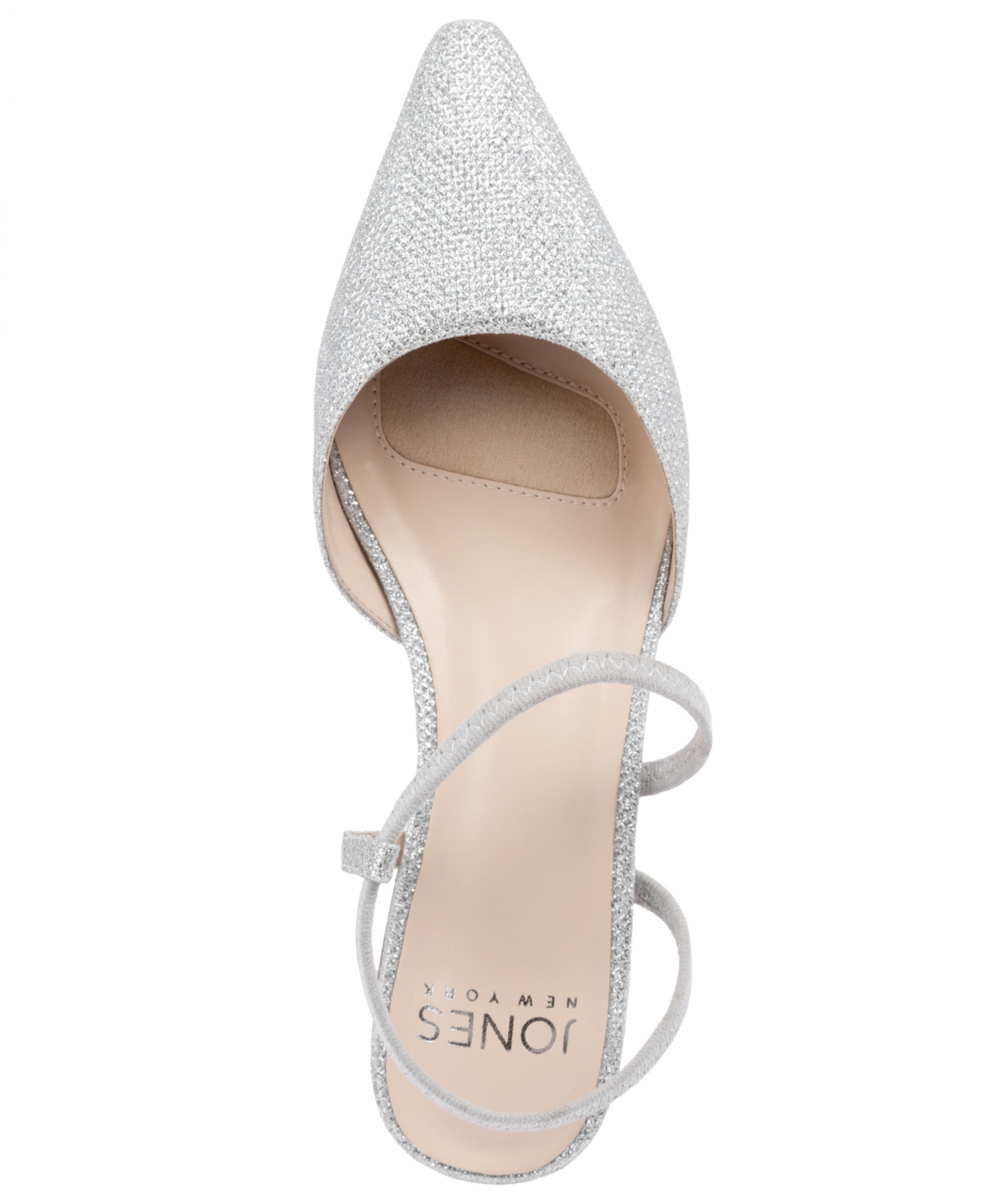 Jones New York Women's Karmin Closed Toe Dress Flat In Silver