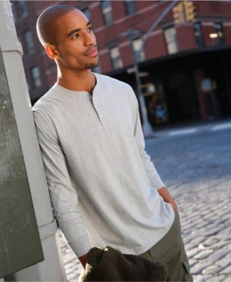 Men's Super-T Long Sleeve Henley T-Shirt