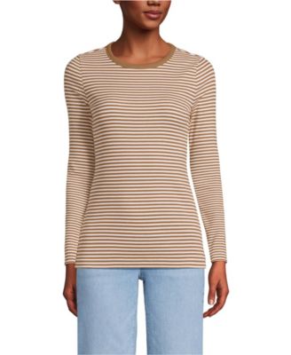 Women's Long Sleeve Micro Rib T-Shirt