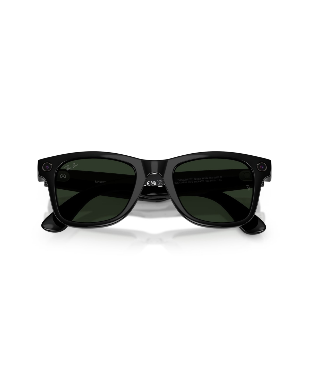 Ray Ban Unisex Ai Meta Gen2 Wayfarer Transitions Glasses, Rw4012 In Black