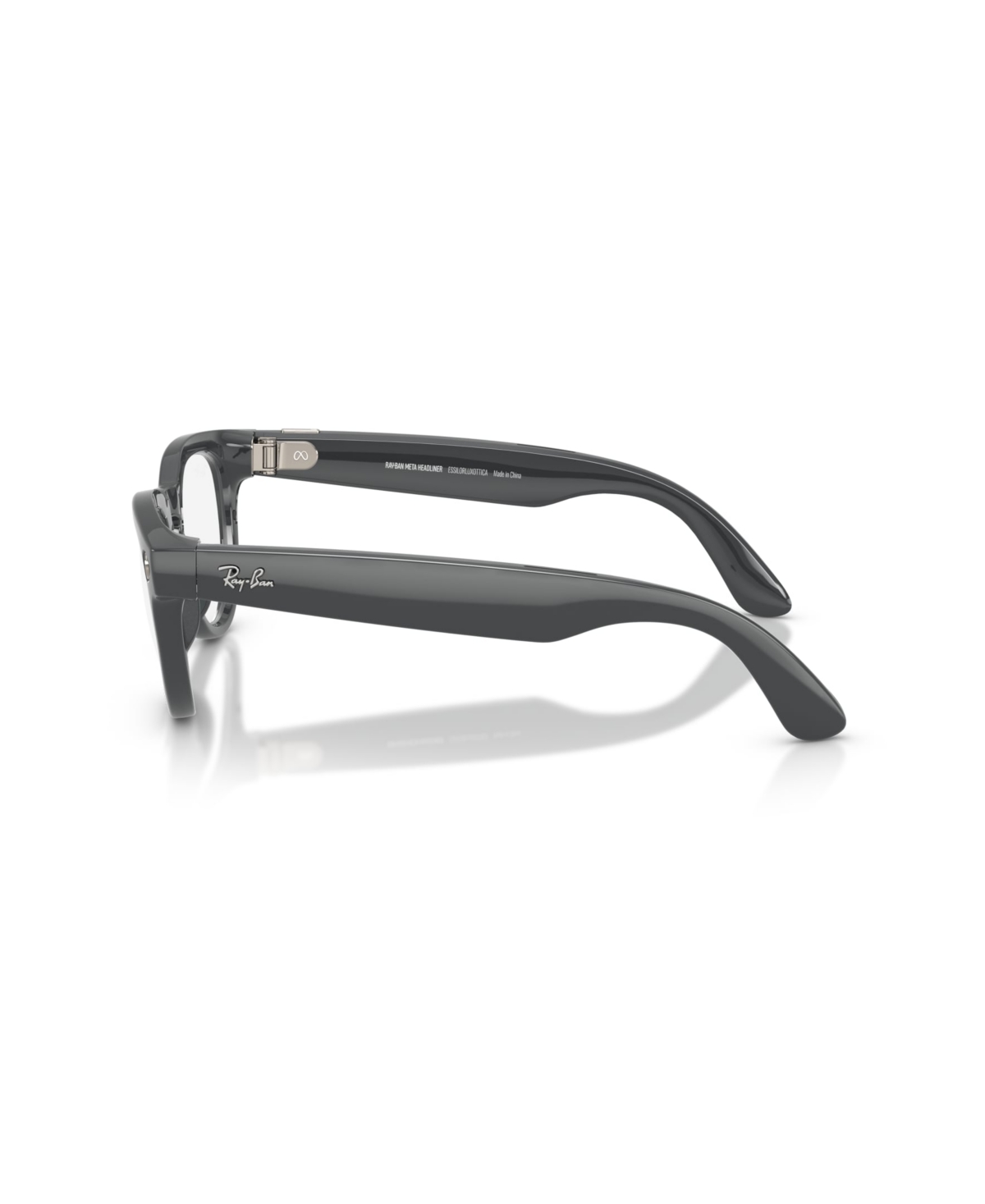 Ray Ban Unisex Ai Meta Gen2 Transition Headliner Glasses, Rw4013 In Gray