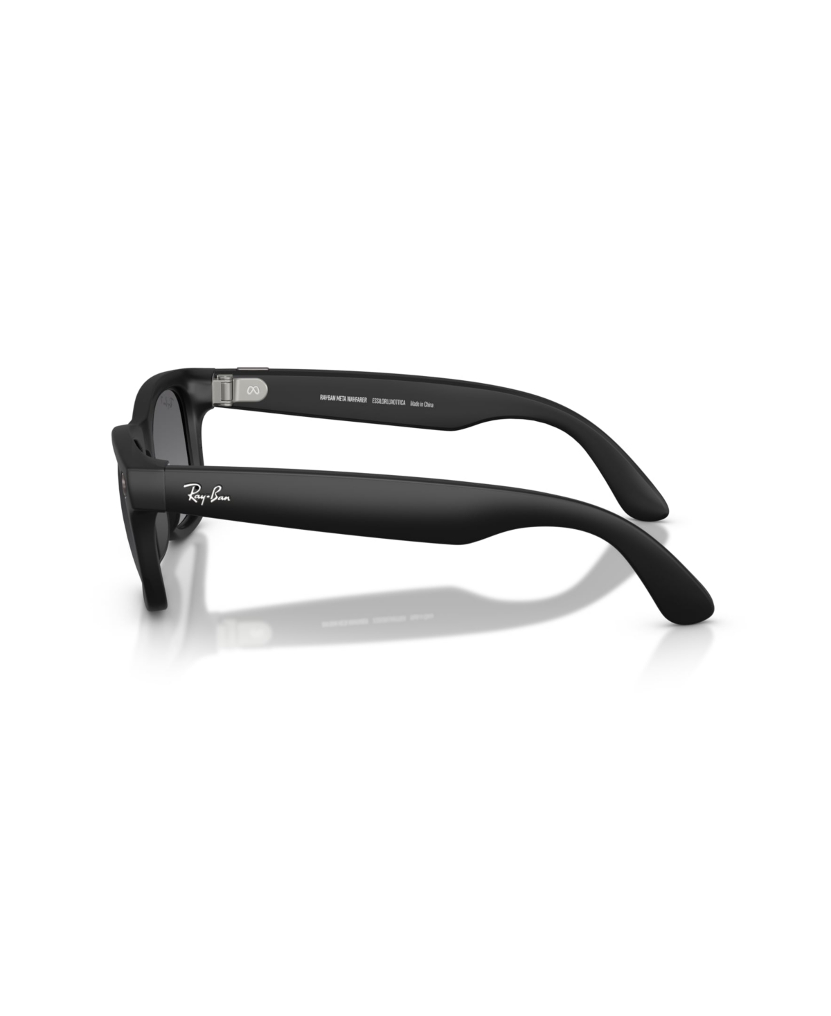 Ray Ban Unisex Ai Meta Gen2 Polarized Wayfarer Sunglasses, Rw4012 In Black