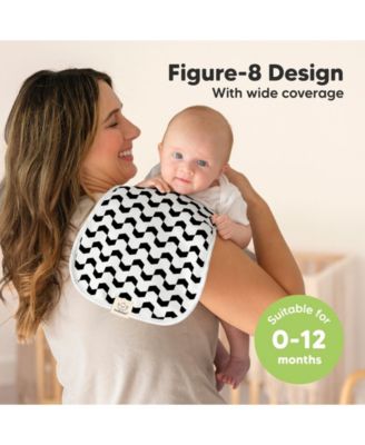 Kids 5pk Urban Burp Cloths, Organic Burping Cloth for Babies, Burp Rags