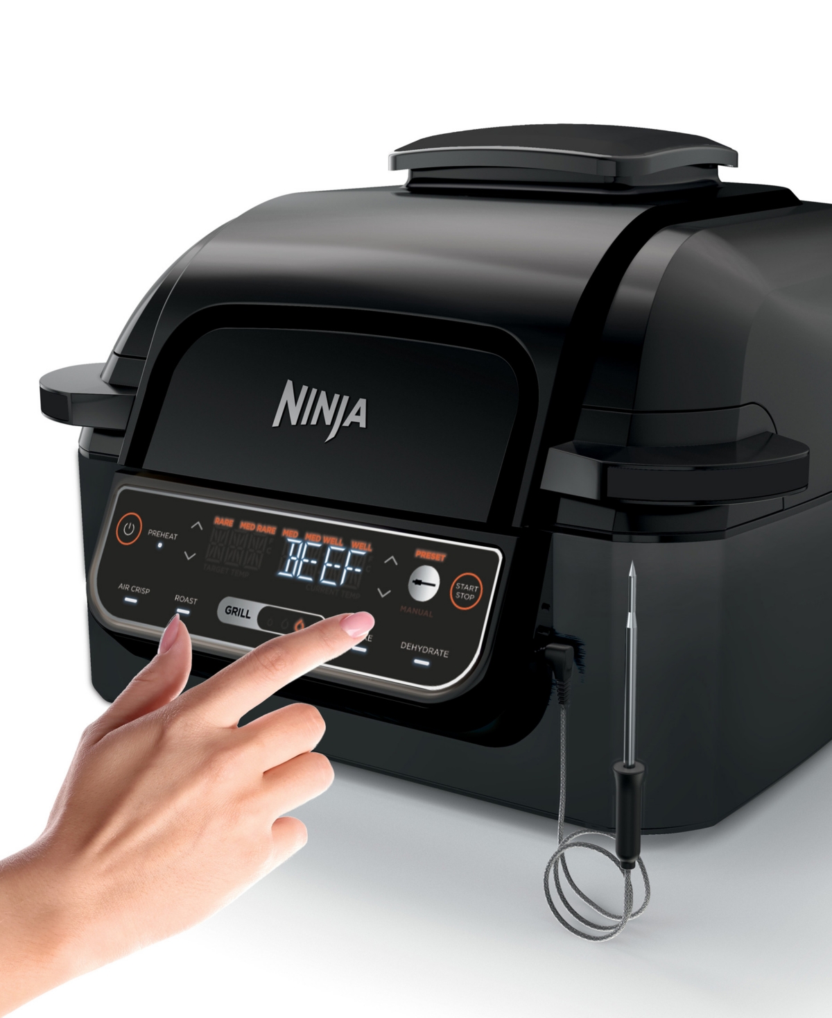 Ninja Foodi Smart 5-in-1 Indoor Grill In Black