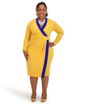 Women's City Wrap V-Neck Dress