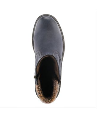 Wibea Women's Booties with Faux Fur Lining