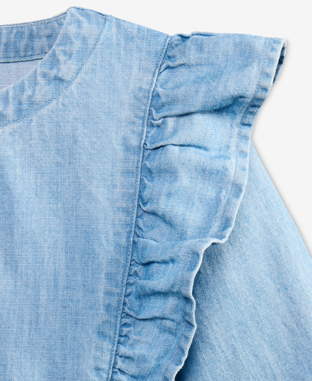 Epic Threads Girls Toddler 2T-4T Ruffled Denim Shirtdress Dress, Macy's Exclusive