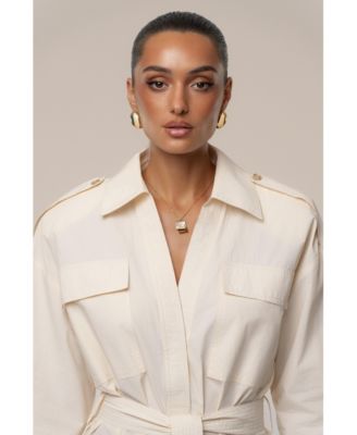 Women's Harbor Shore Belted Maxi Dress