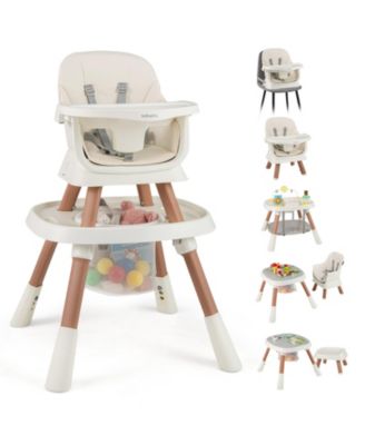 16-in-1 Baby High Chair w/ Activity Center Booster Seat Building Block Table
