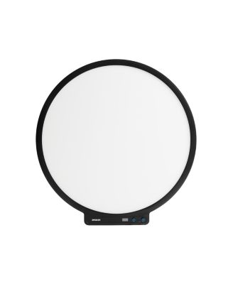 Verge Max 22" 60W Bi-Color Circular LED Light Panel, Charcoal - Includes Desk Clamp Stand with a 360deg Swing Mounting Arm and 180deg Pan