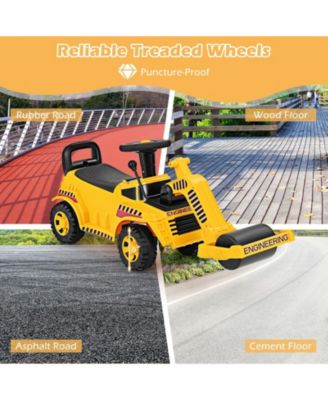 Toddler Ride on Car with Adjustable Roller and Under-Seat Storage