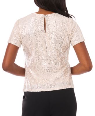 Women's Short Sleeve Side Knot Top