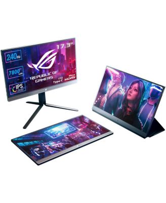 ROG Strix XG17AHP 17.3" 16:9 Full HD 240Hz Portable IPS LED Gaming Monitor with Built-In Speakers