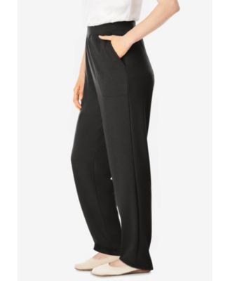 Women's Within Straight-Leg Stretch Ponte-Knit Pull-On Pants