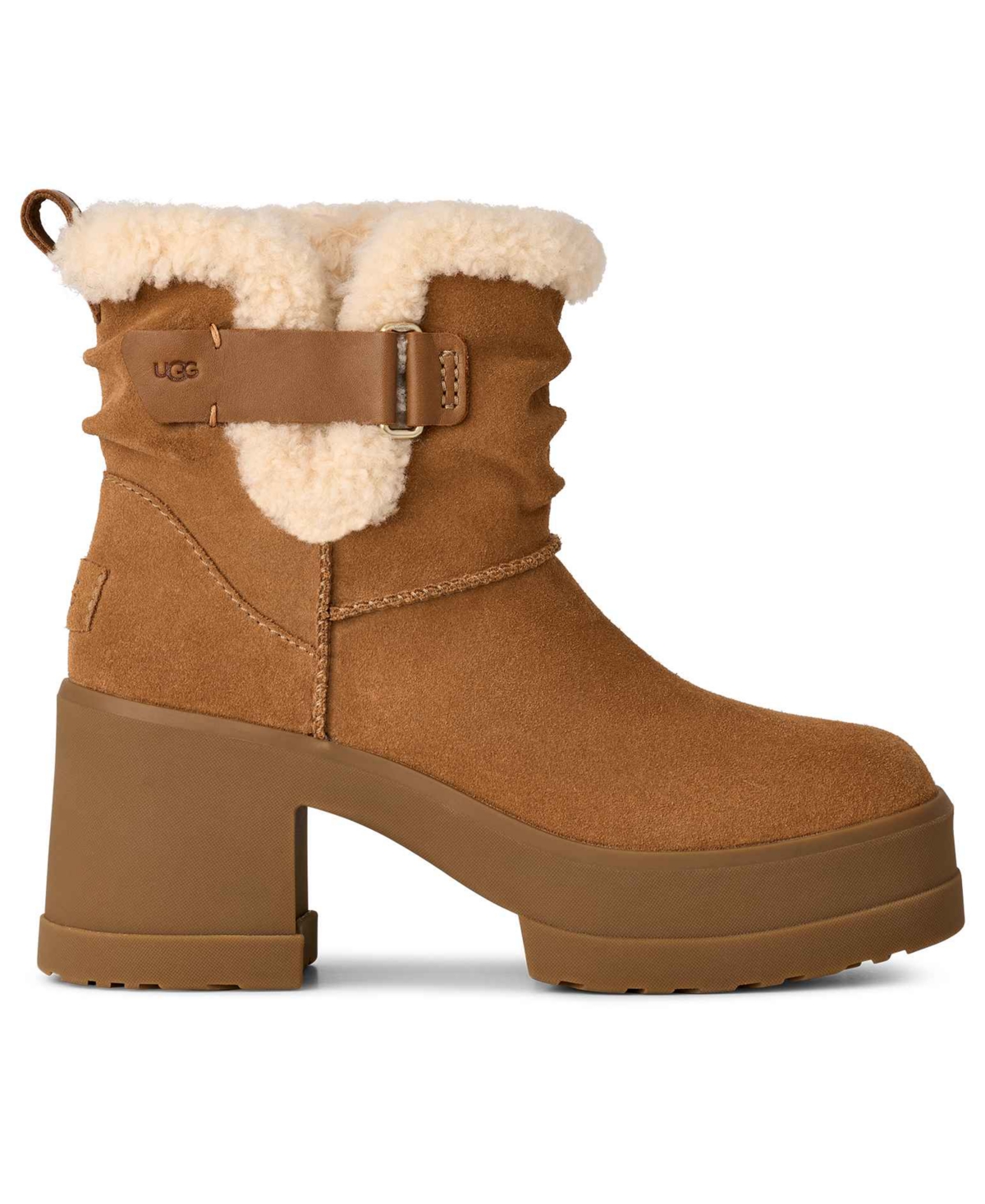 Ugg Women's Moxy Bull On Round Toe Boots In Brown