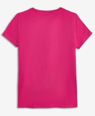 Girls' 5-20 Sequin Detail Cherry Print Short-Sleeve T-Shirt, Macy's Exclusive