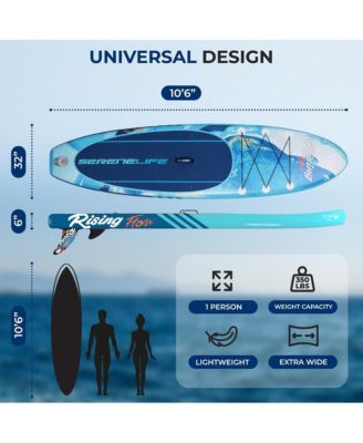 Rising Flow Stand-Up Paddle-Board (SUP) with Waterproof Mobile Phone Case, 10'6"