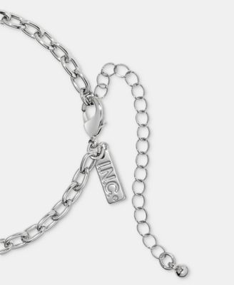 Crystal & Imitation Pearl Heart Pendant Necklace, 32" + 3" extender, Macy's Exclusive