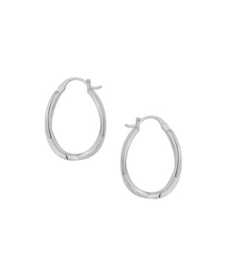Crystal Infinity Hoop Earrings