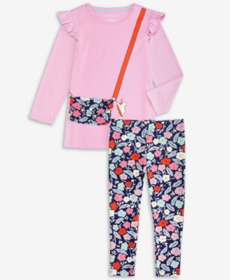 Epic Threads - Girls Toddler 2T-4T 2-Pc. Purse-Graphic T-Shirt & Leggings Set
