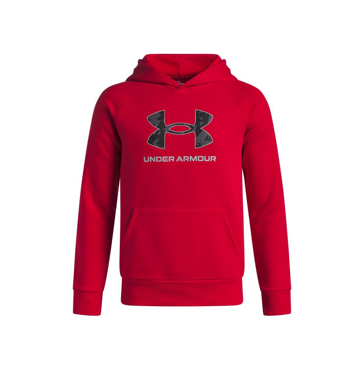 Under Armour Big Boys Rival Fleece Logo-print Hoodie In Red