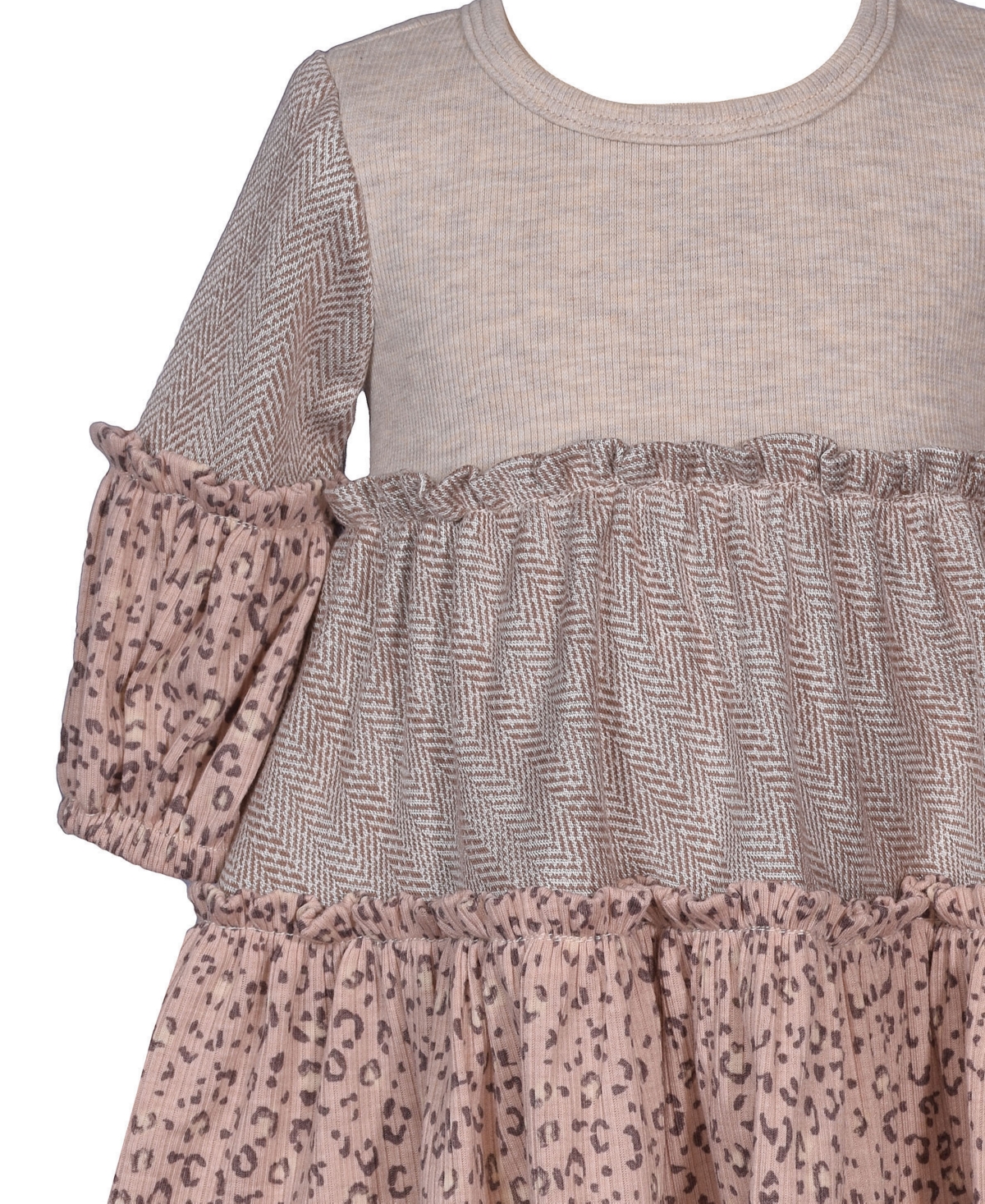 Bonnie Baby Girls Long Sleeve 2-piece Set In Brown