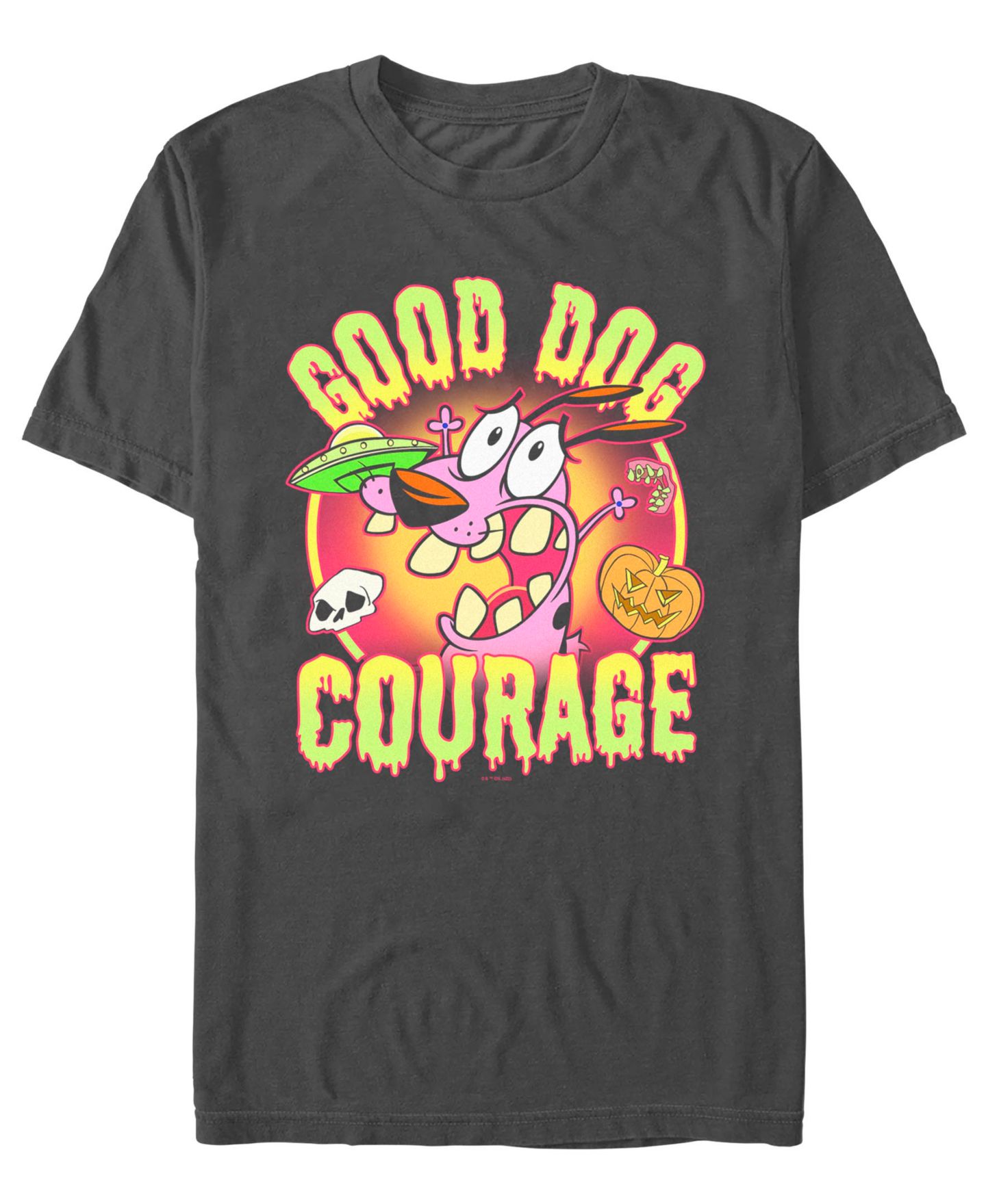 Мужская футболка Fifth Sun Courage the Cowardly Dog, цвет: Чёрный — фото 1