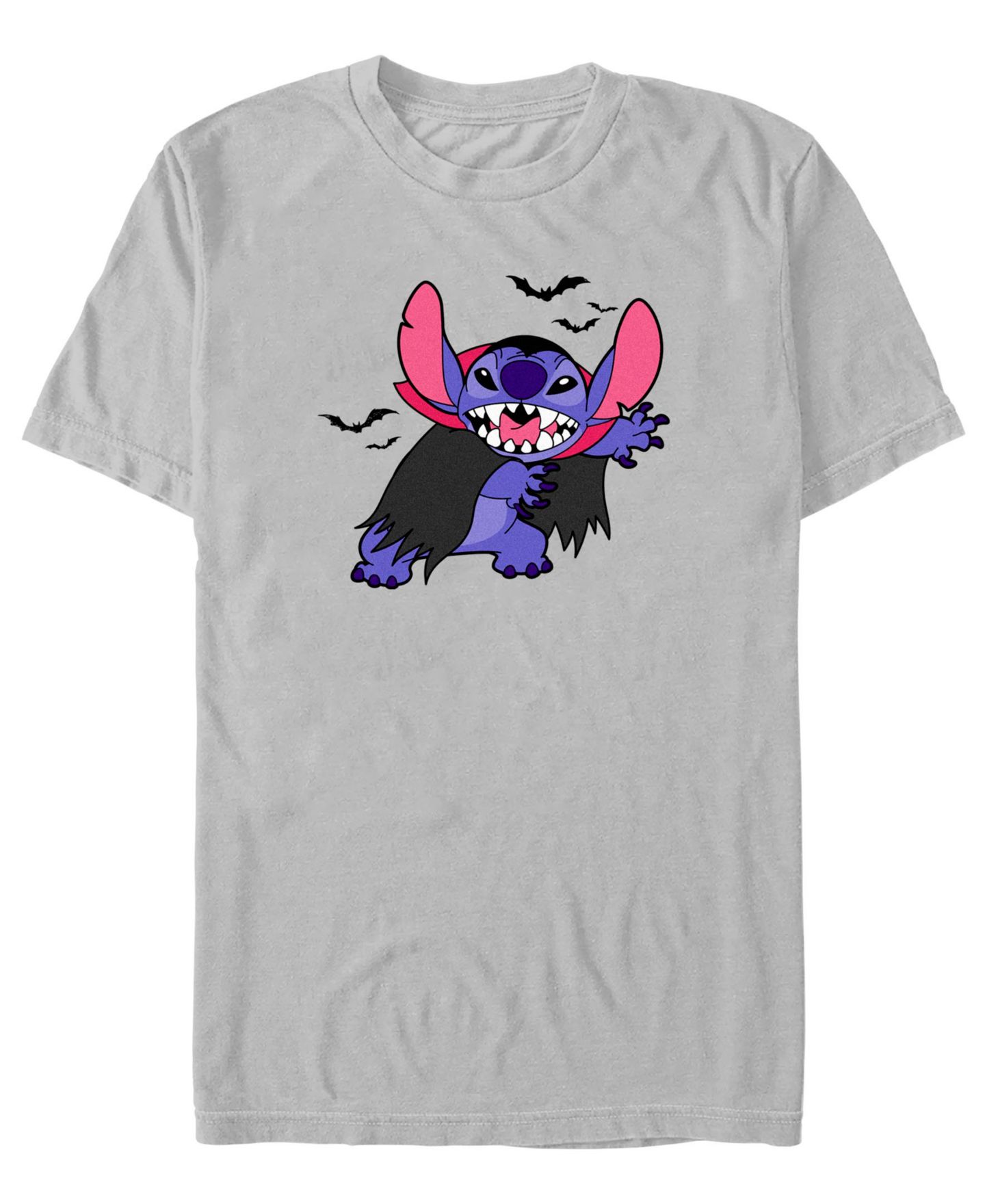 Мужская футболка Fifth Sun Lilo & Stitch Crewneck, цвет: Серебряный — фото 1